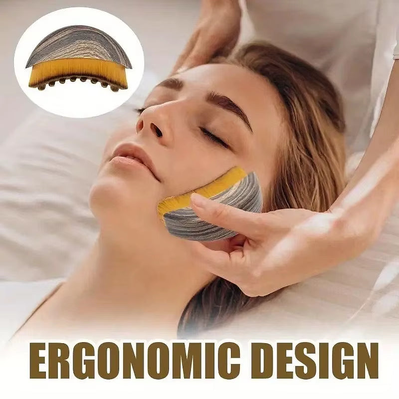 Lymphatic Contour Face Brush Ergonomically Designed to Fit Sculpting Drainage Massager for Face the Skin Precisely LBHL31